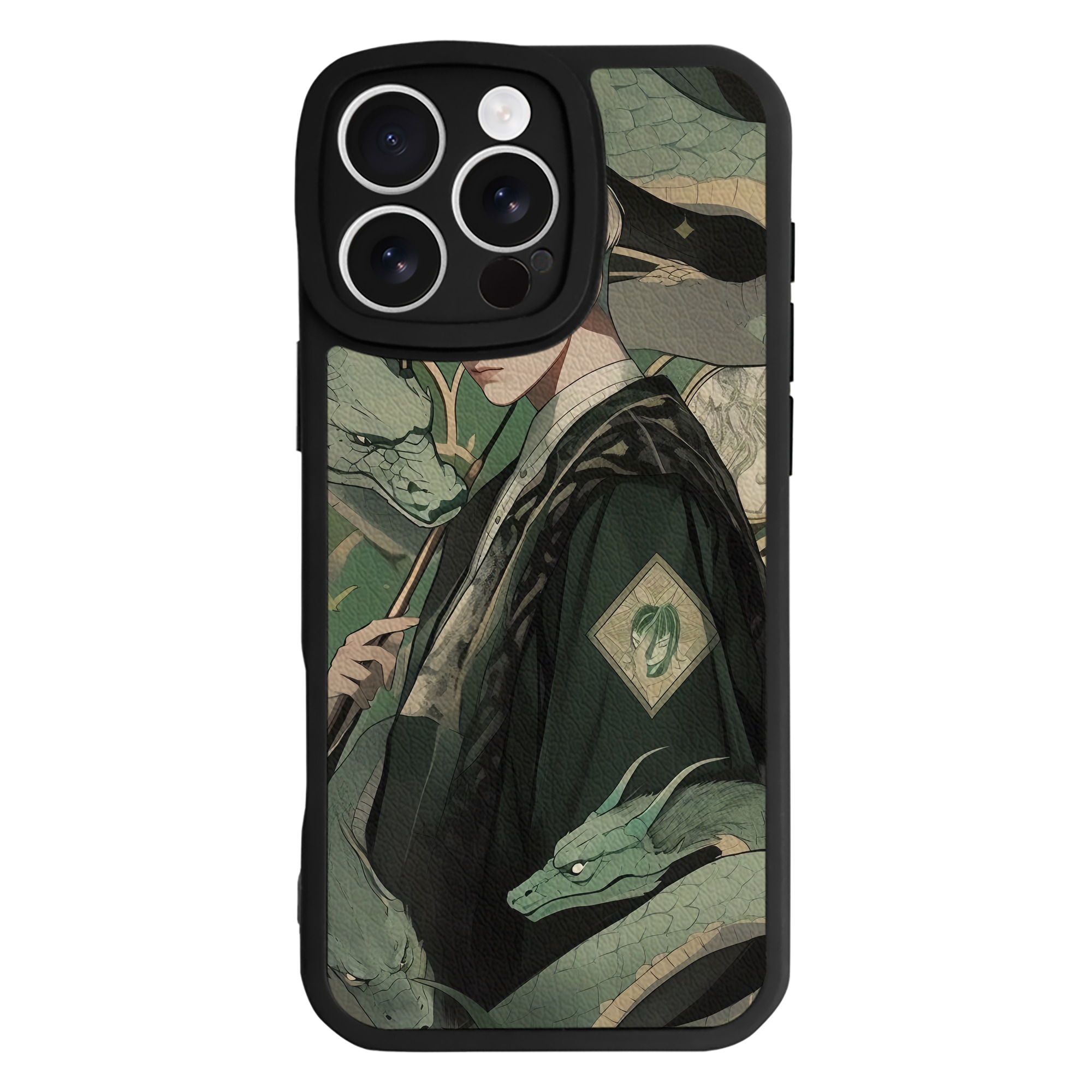 （画像用） Harry Potter ハリー・ポッターシリーズ 【iPhone 16シリーズ対応】シリコンスマホケース（レザー調） 材質：シリコン